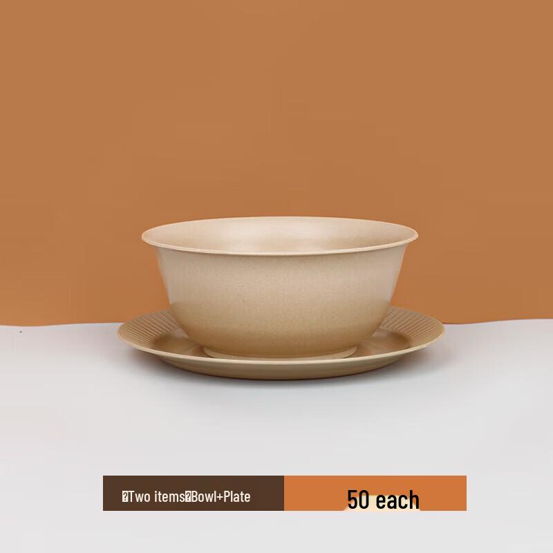 Yuzhuxun Disposable Ceramic Bowl & Dish Set