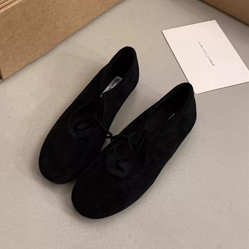 Fashion SUOJIALUN 2025 New Brand Women Flat Shoes Fashion Round Toe Shallow Lace Up Mary Jane Shoes Soft Flat Heel Dress Boat Shoes