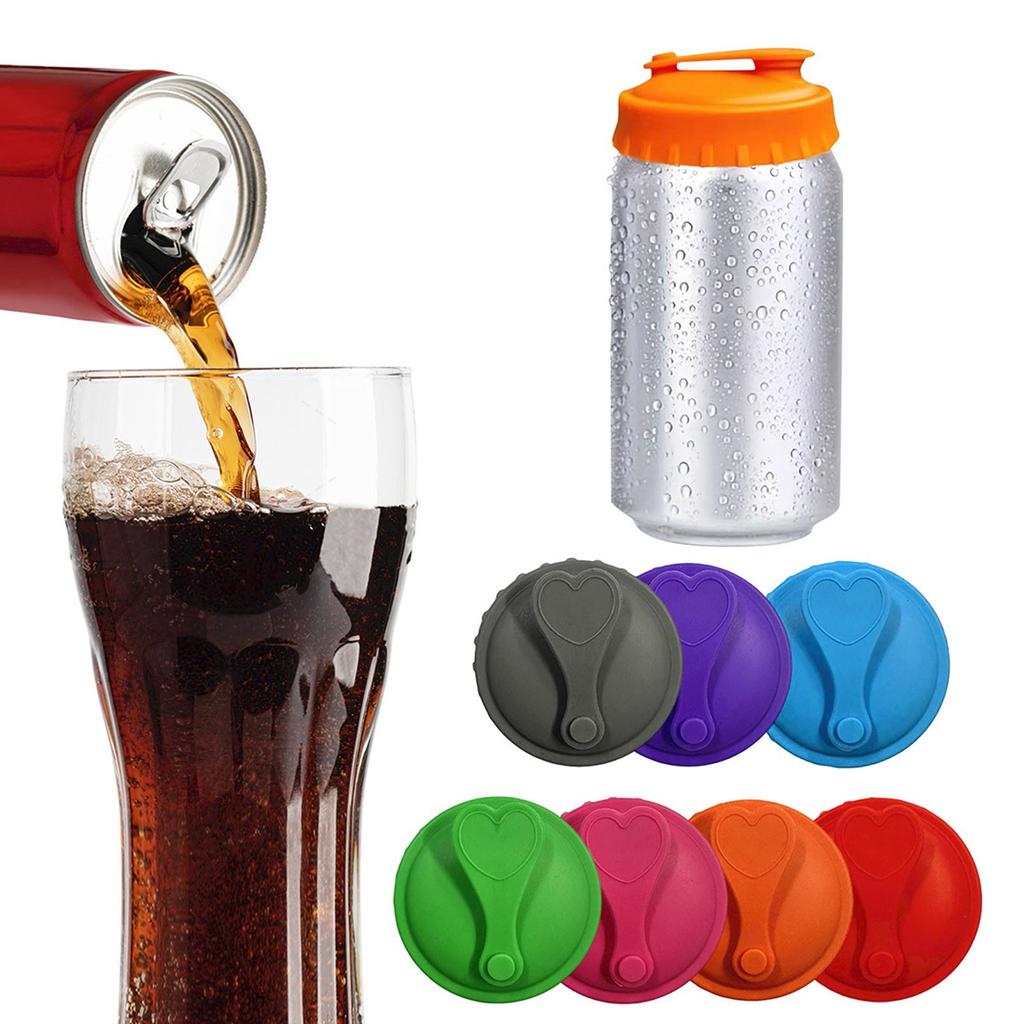 Silicone Can Lids, Reusable Can Lids,  Toppers And Protectors , Beer, Beverages, Juice, Cola, Fits Standard Cans