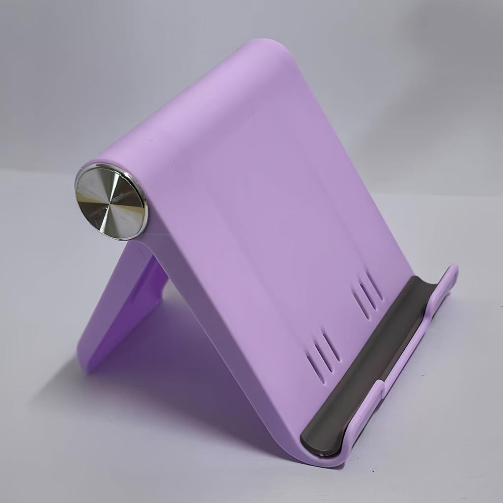 One portable folding phone stand, made of ABS material, suitable for storing and carrying smartphones and tablets.
