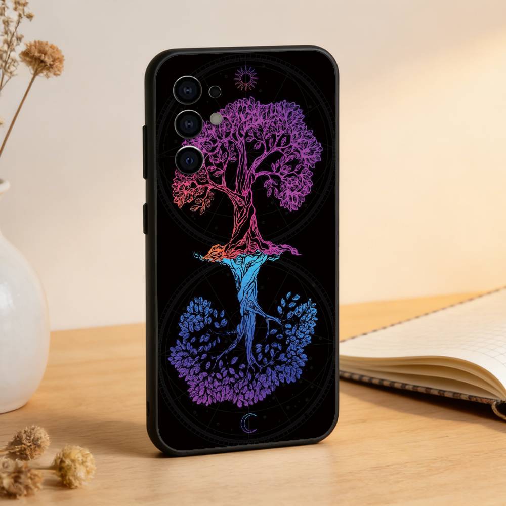 

Tree of life Yggdrasil Phone Case For Samsung S25,S24,S21,S22,S23,S30,Ultra,S20,Plus,Fe,Soft Silicone Black Cover Samsung S22ULTRA5G