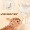 Hamster Water Dispenser Leakproof Clear 500Ml Drinker Small Pet Animal Water Bottle For Cage Care Home Feeding Hydration