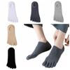 Cotton Men's Five Toe Socks Anti-skid Five Finger Invisible Socks Fashion   Men
