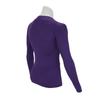 SSK Low Neck Long Sleeve Fitted Undershirt of SCBLL80L Purple L SC (Set 2) (80)