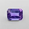 Emerald Cut Natural African Amethyst Gemstone, Loose Amethyst Gemstone, 2.55 Carat, 9x7x5 MM Size Stone.