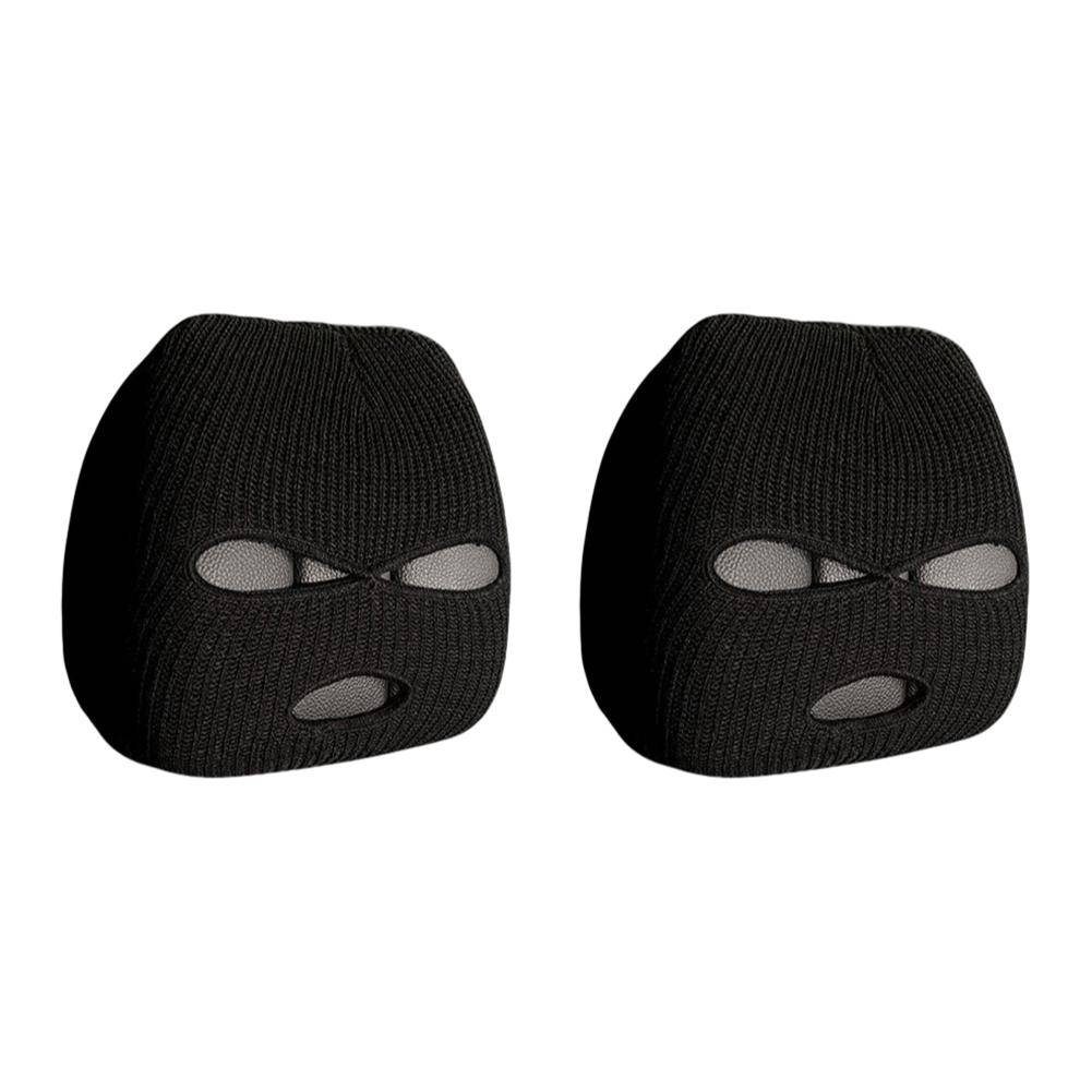 Halloween Funny Car Headrest Protector Universal Spoof Face Car Seat Head Rest Cover Car Anti-Theft Warning Accessories