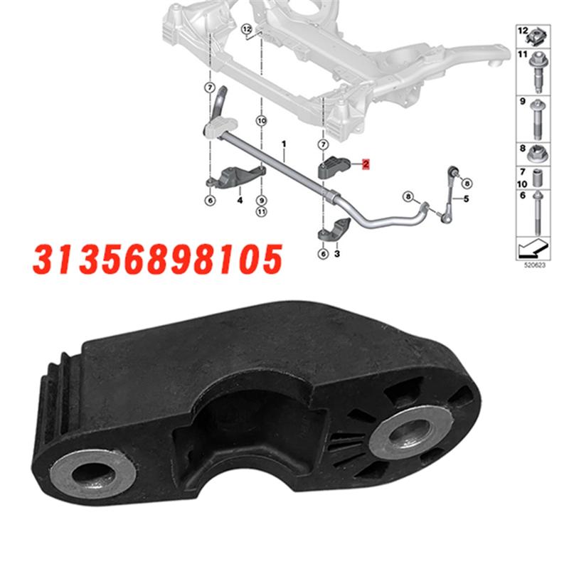 Innovative For BMW 5 Series 7 Series G60 G70 2022-2023 Car Front Stabilizer Bar Bearing 31356898105 Upper Stabilizer Bar Bracket