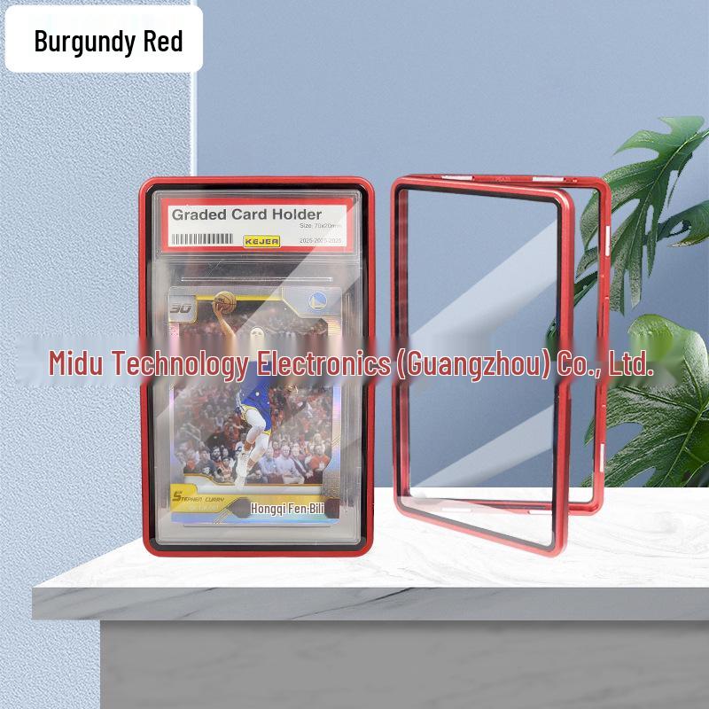 Aluminum Alloy Tempered Glass Protective Cover for PSA, BGS, CGC Rated Cards
