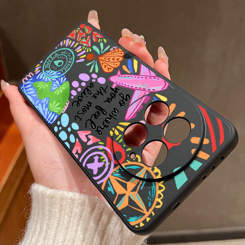 Case For OnePlus 15 13 13T 12 Cartoon Fire Balloon Pattern Shockproof Bumper Soft Silicone Cover For Oneplus Nord 5 13R 12R 11R 5G