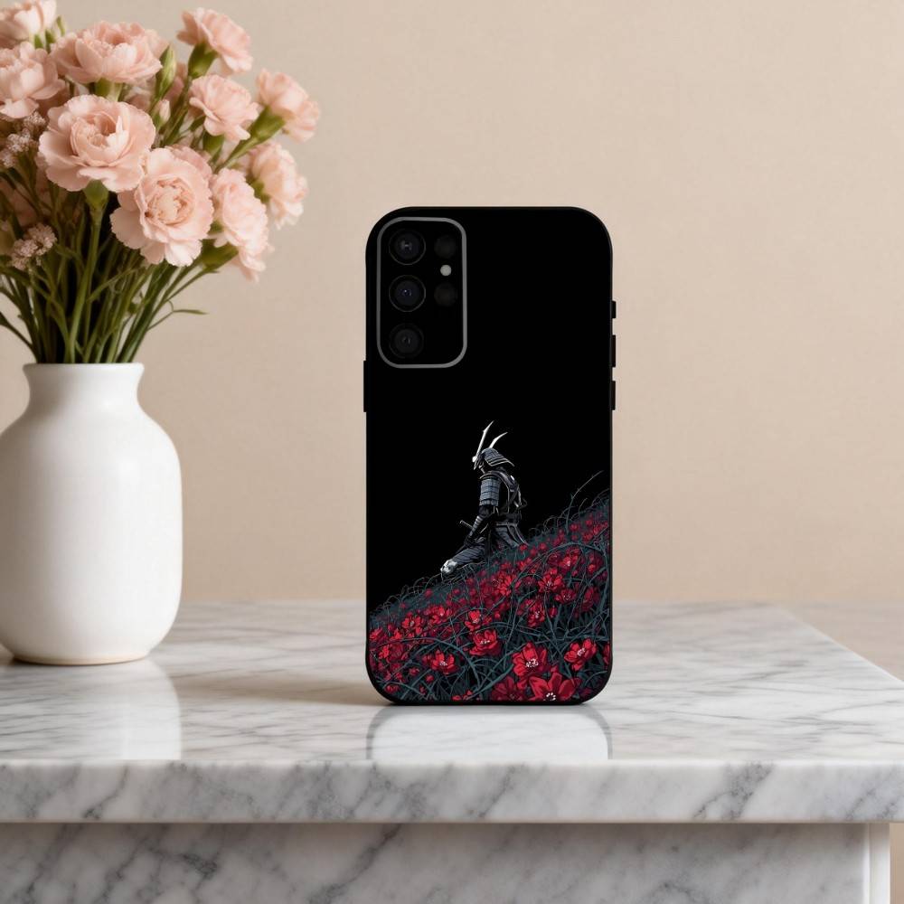 J-Japanese B-Bushido S-Samurai  Phone Case For Samsung S25,24,23,22,30,21,10,9,Ultra,Plus,Lite,FE,4,5 G Soft Black Case