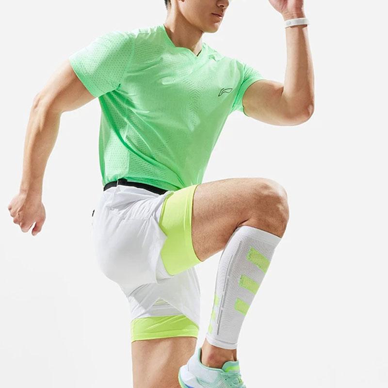 Li Ning Running Series Solid Color Quick-Dry Breathable Short Sleeve T-Shirt Men Tops ATSU001-4