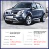 Für Renault Koleos Samsung QM5 2006~2015 Kohlefaser Türgriffabdeckung Auto Schutz Dekoration Zubehör Styling Aufkleber