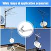 Antenna Mast Clamp Heavy Duty Wall Mount For Antenna Set Of 2 Weatherproof Mounting Hardware Home Improvement Tool For Wall