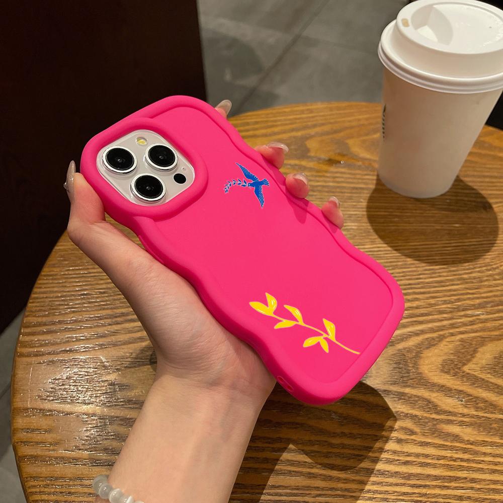 Чехлы для телефонов N87 Love art Macaron Wavy Edge для iPhone 16 Pro Max Samsung S24 Plus — фото 17