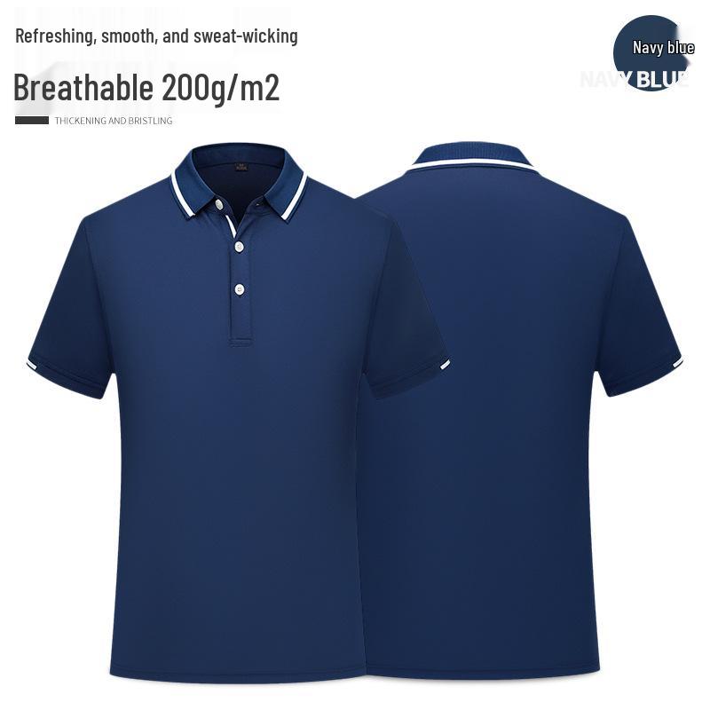 Custom Quick-Dry Polo with Turn-Down Collar for Corporate Events and Logo Branding