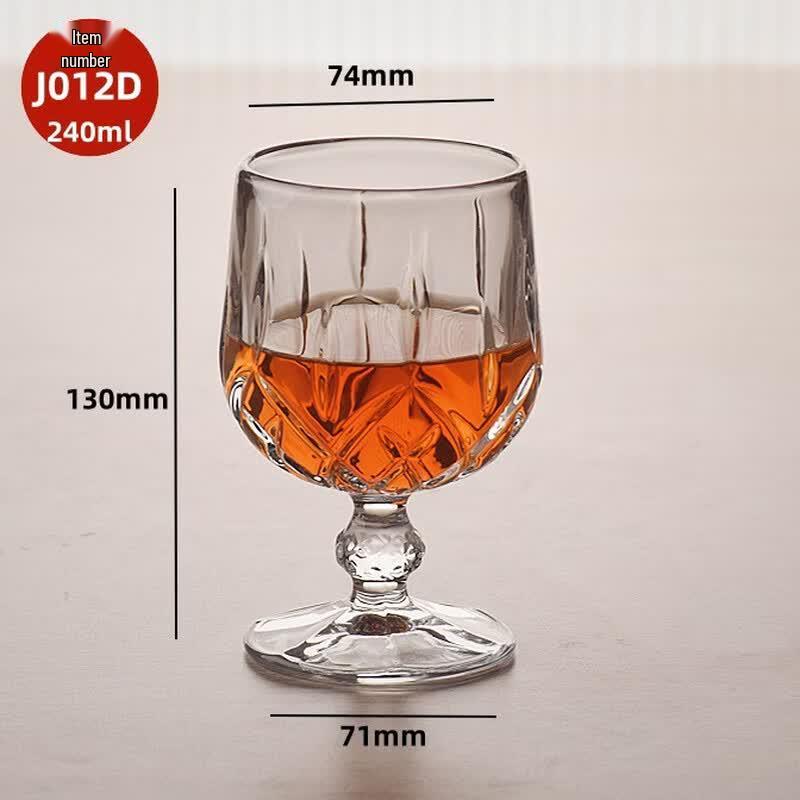 OLOEY Thickened Glass Brandy Goblet - Set of 2