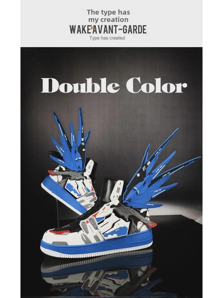 Freedom Gundam Limited Edition High Top Sneakers - Lässige Basketball-Modeschuhe für Herren im Paar-Stil