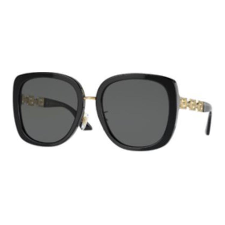 

Versace Logo Square Sunglasses Women sunglasses Black 0VE4407DGB1/8756 Basic Packaging