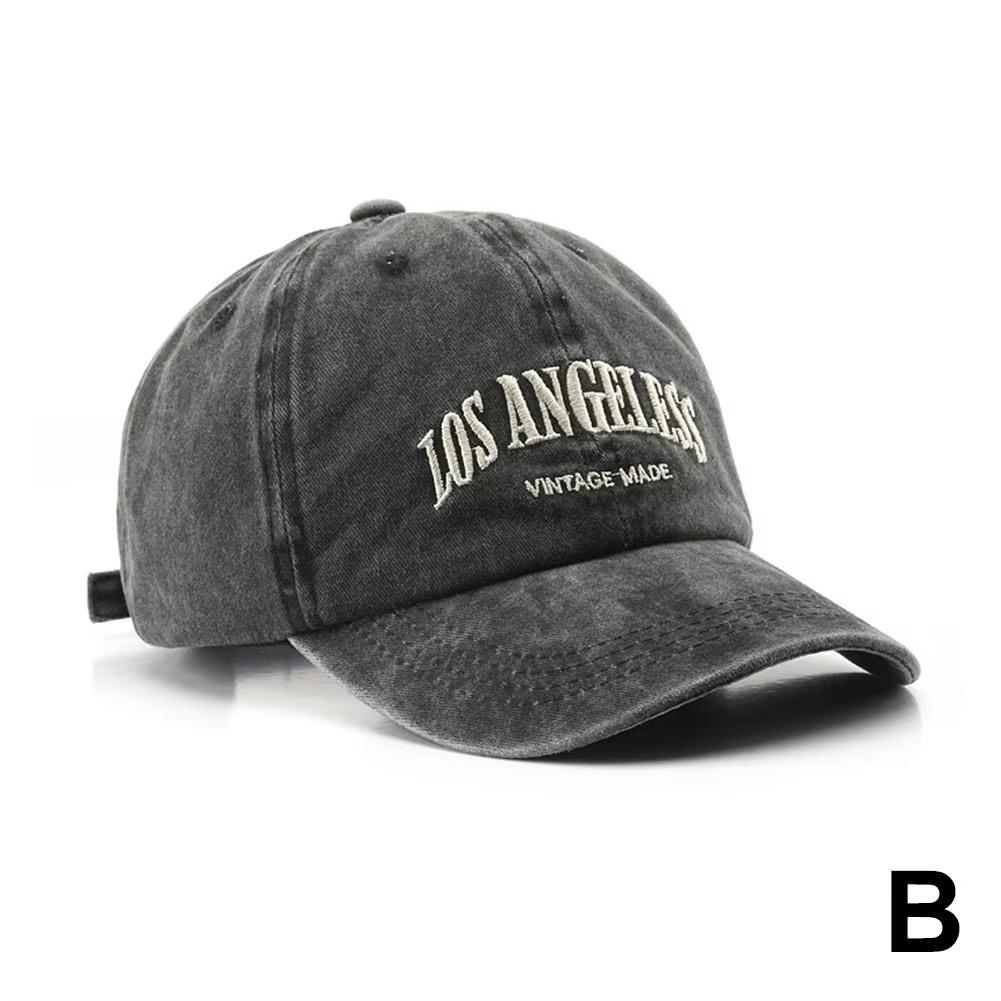 Cotton baseball cap for men and women, fashionable embroidered cap, soft cotton caps, retro casual caps, unisex hats