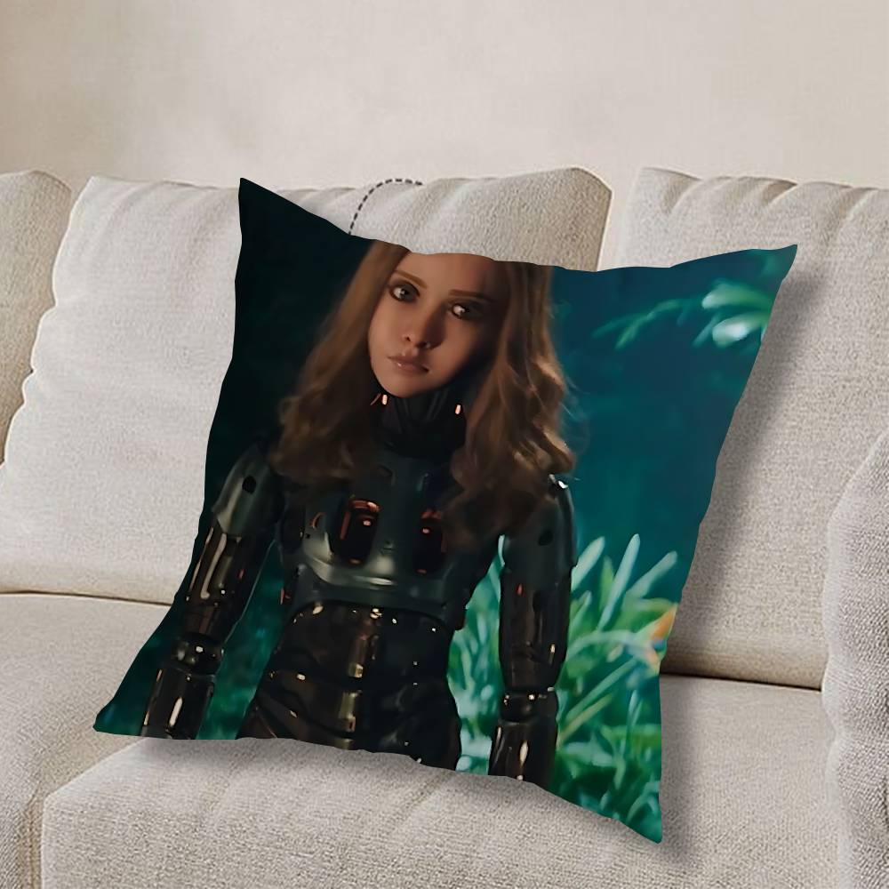 Horror M-M3GAN Megan Film Kissenbezug Kissenbezug Wohnzimmer Sofakissenbezug Geeignet für Zuhause Schlafzimmer Zimmerdekoration 30cmx30cm