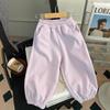 Girls' 2025 Spring/Autumn Cartoon Doll Sportswear: Fashionable Two-Piece Set