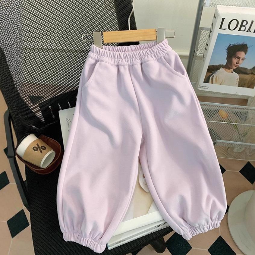 Girls' 2025 Spring/Autumn Cartoon Doll Sportswear: Fashionable Two-Piece Set