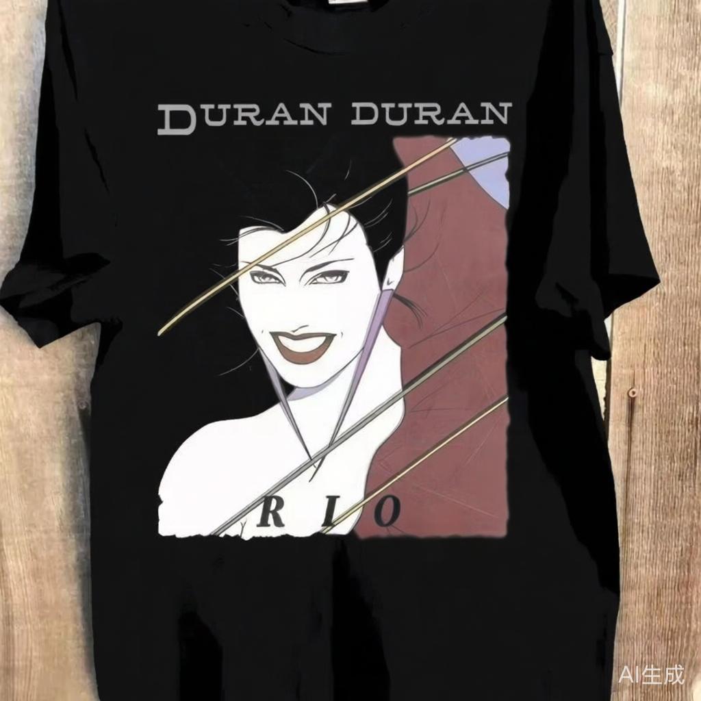 

2026 New American Vintage Duran Rio Vintage Shirt Graphic Charcoal Unisex TShirt Summer New Vintage Mens and Women Streetwear 4XL