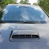 Car Air Flow Decorative,Hood Air Vents For Car,Intake Hood Scoop Turbo Bonnet Vent Cover,More Sticky (Carbon Friber Black)