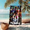 Personalized customized proof beach towel with gaming Roblox pattern - soft, absorbent,quick-drying,perfect swimming,camping&bathing