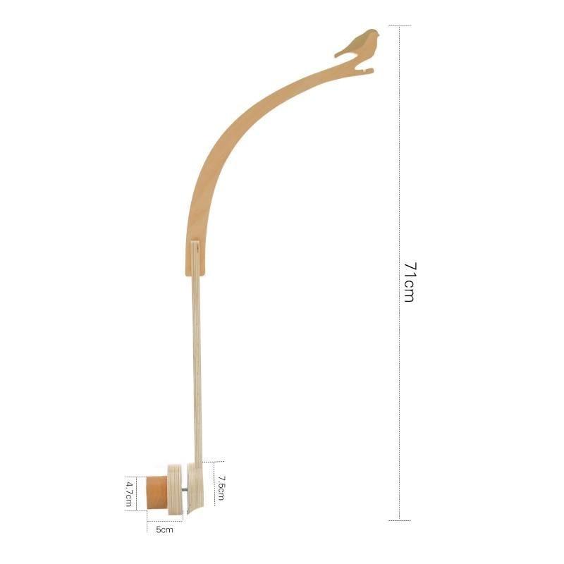 Wooden Baby Mobile Crib Holder Sturdy And Versatile Design**