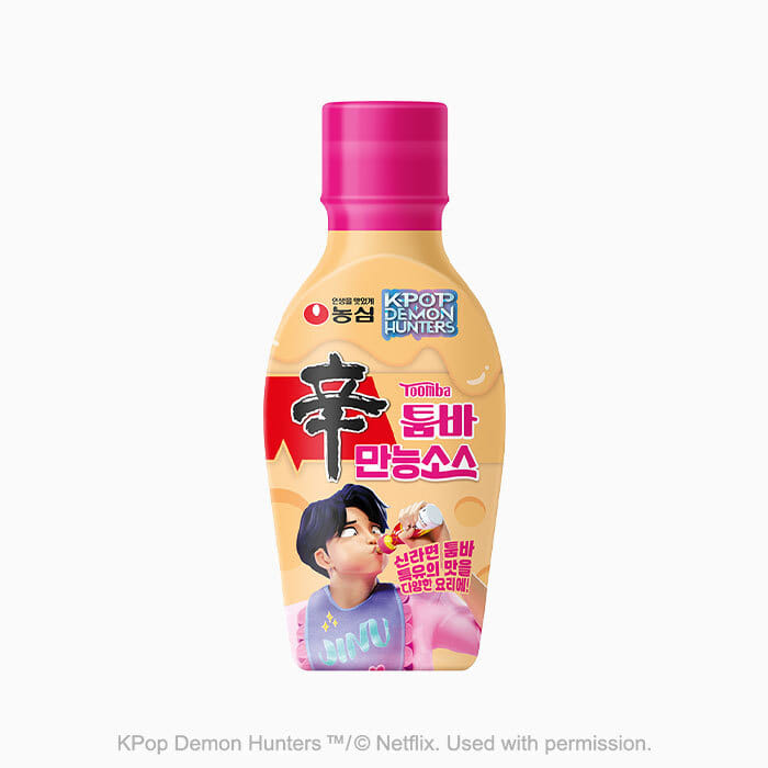 Nongshim Shin Ramyun Cup 65г × 5 + Соус ShinTumba 285г × 1 – Коллаборация с K-Pop Demon Hunters (Случайный дизайн)