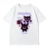 Summer New Pokémon Cartoon Creative Printing Washed TShirt Mens and Womens American Trend Loose Casual Short Sleeve Top