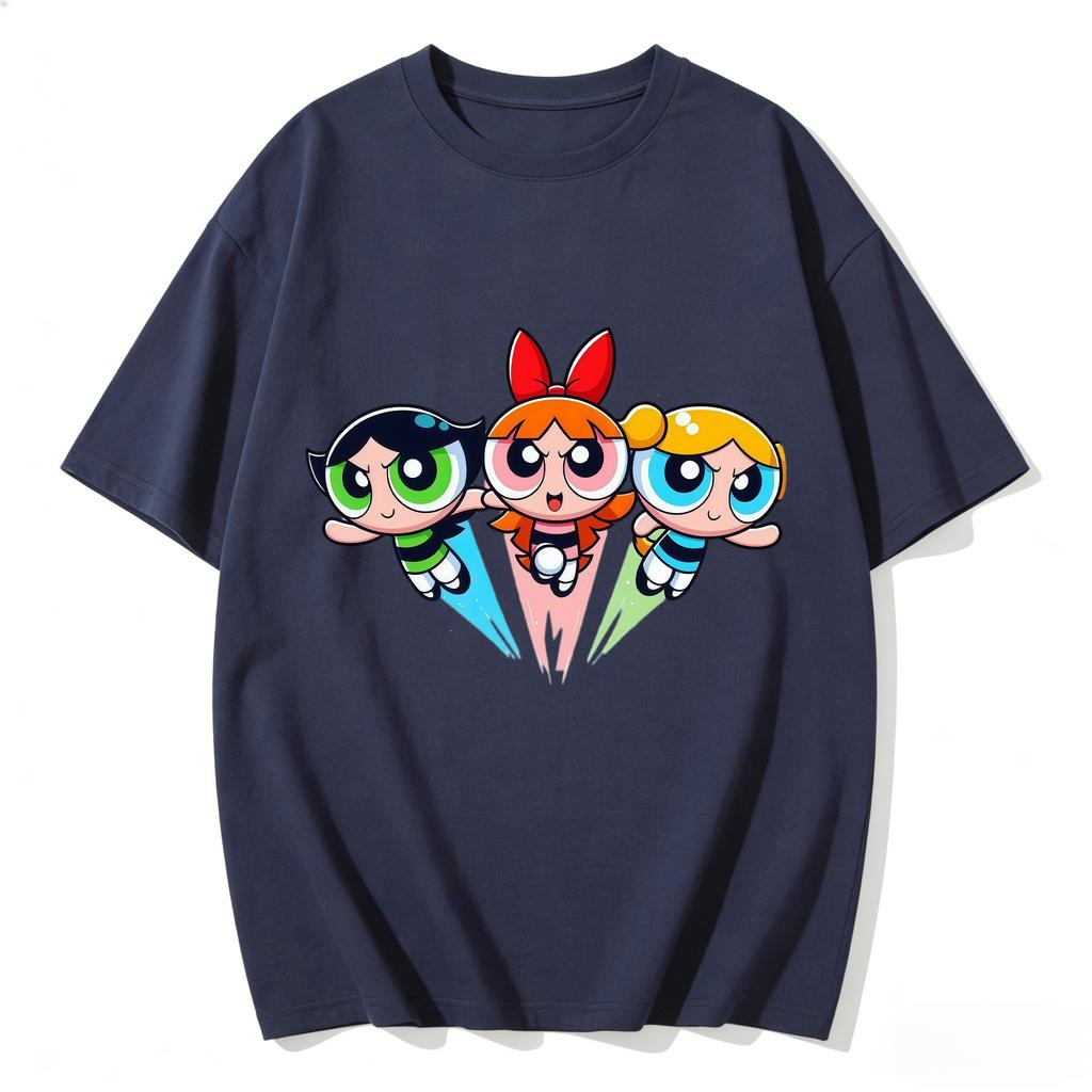 2026 Mädchen Super Kraftvolles Hemd Training Streetwear T-Shirts Damen T-Shirt Atmungsaktiv Fitnessstudio Fitness Familienpassende Outfits Sommer