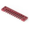Aluminum Alloy Comb Harmonica Part for Hohner Marine Band Crossover   Deluxe (Red)