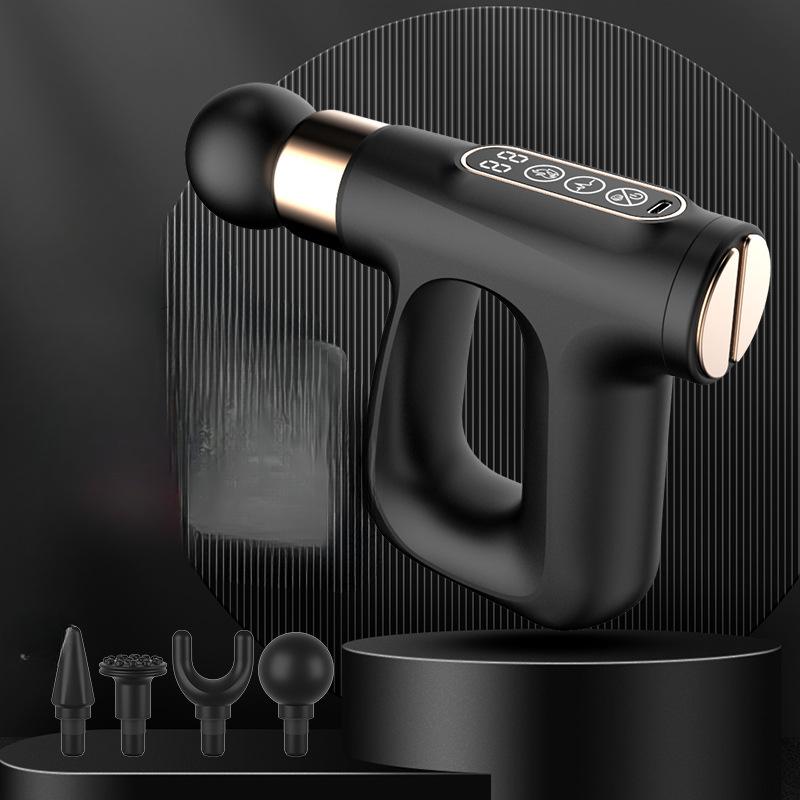 Electric Fascial Gun Muscle Massager Deep Tissue Relief for Neck Back Pain Portable Fitness Recovery Tool