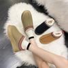 Snow Boots Women Wear Winter New Thick-soled Heightening Bread Shoes Piled and Thickened Warm Cotton Shoes Women