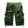 Men's Large Camouflage Multi-Pocket Loose Work Shorts