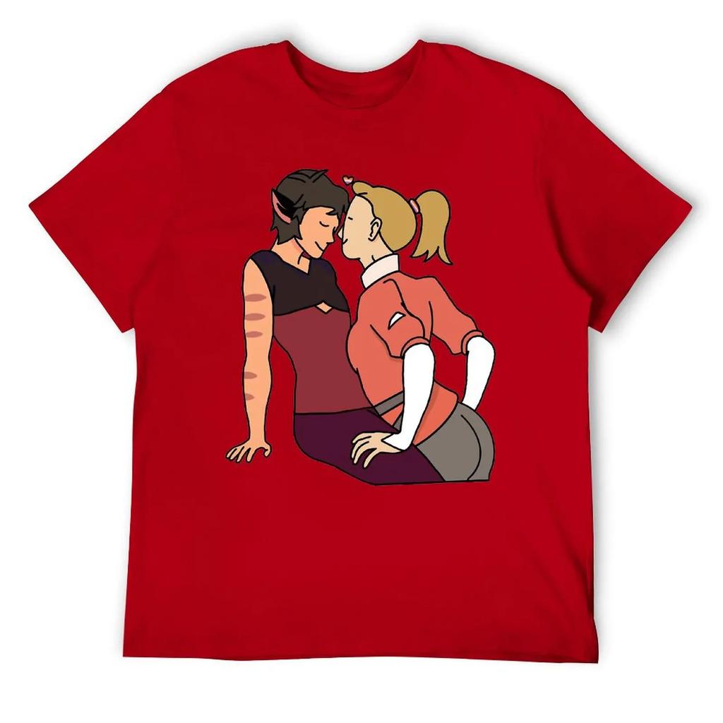 Catra And Adora In Love For Sale B Top Tee Cute T-shirt Harajuku Motion Humor Home USA Size