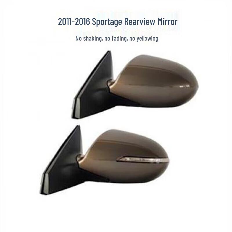 

Kia Sportage 11-16 Left/Right Rearview Mirror Glass with Folding & Light Assembly Painted 3-wire Passenger Right Unpainted