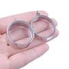 25/30mm Twist Locket Pendants For Jewelry Making Necklace Glass Floating Charm Lockets DIY Stainless Steel Pendant Accessories
