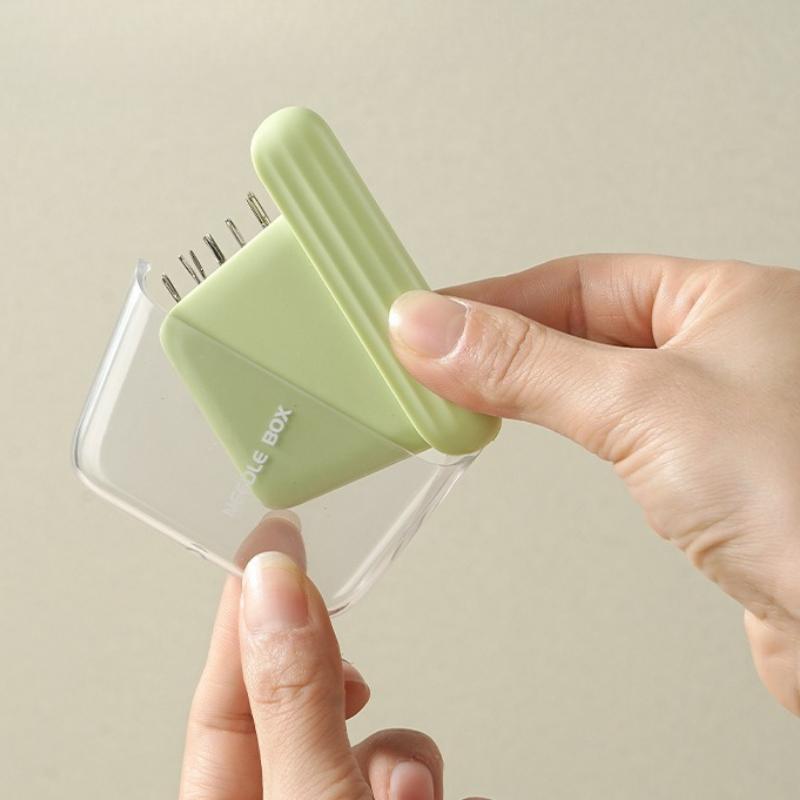 

Новая магнитная коробка для иголок и ниток Высококачественный инструмент для домашнего шитья Коробка для иголок и ниток Компактная и портативная зелёный