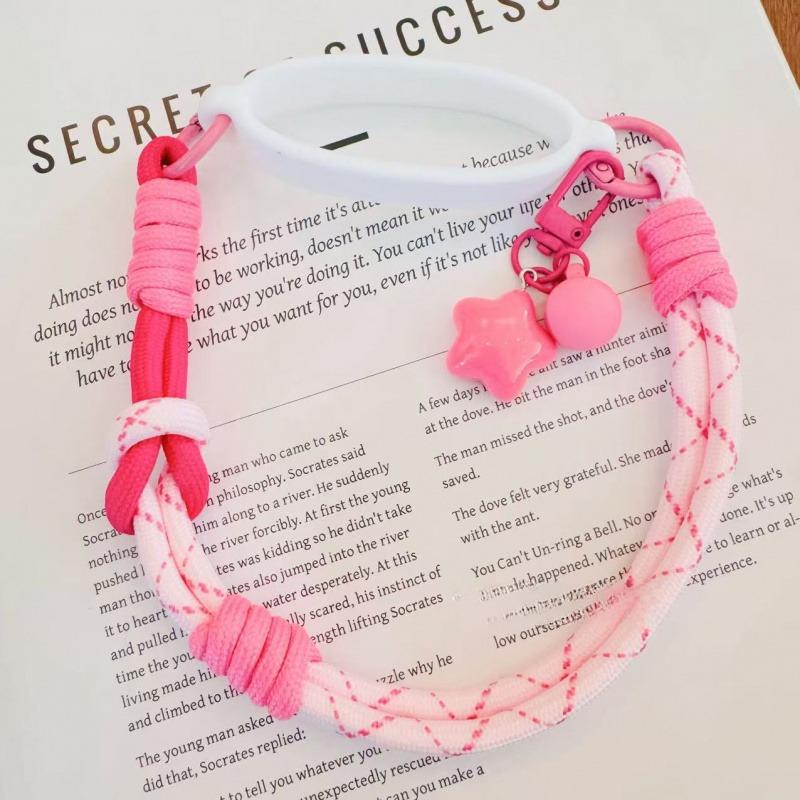 Tumbler Handle Strap For Stanley Cup 30/40oz Thermal Water Bottle Silicone Cup Holder Accessories Suitable for 6-10cm Cup Mouth