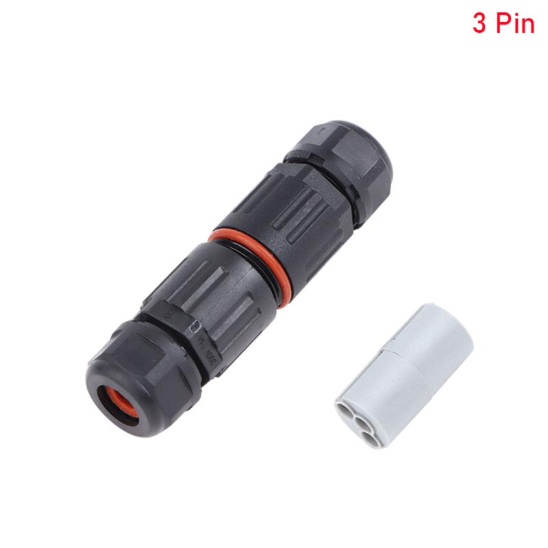 Ip68 Cable Connector Electrical Terminal Wire Adapter Cdf-M3 2/3 Core Straight Through Connector Outdoor Waterproof Joint