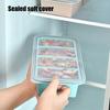Silicone Food Storage Container with Lid Reusable Freezer Lunch Box Tray Divided Meal Prep Container for Kitchen