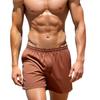 Men Men's Shorts Breathable Satin-like Luxury Panties Cool Ice Silk Boxers Comfortable Seamless High Elastic Solid 1PC