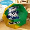 Custom Name Umbrella Birmingham Football Crest Umbrella 8-Frame for Travel, Camping, Casual Lightweight Portable, Essential for Family Gifts
