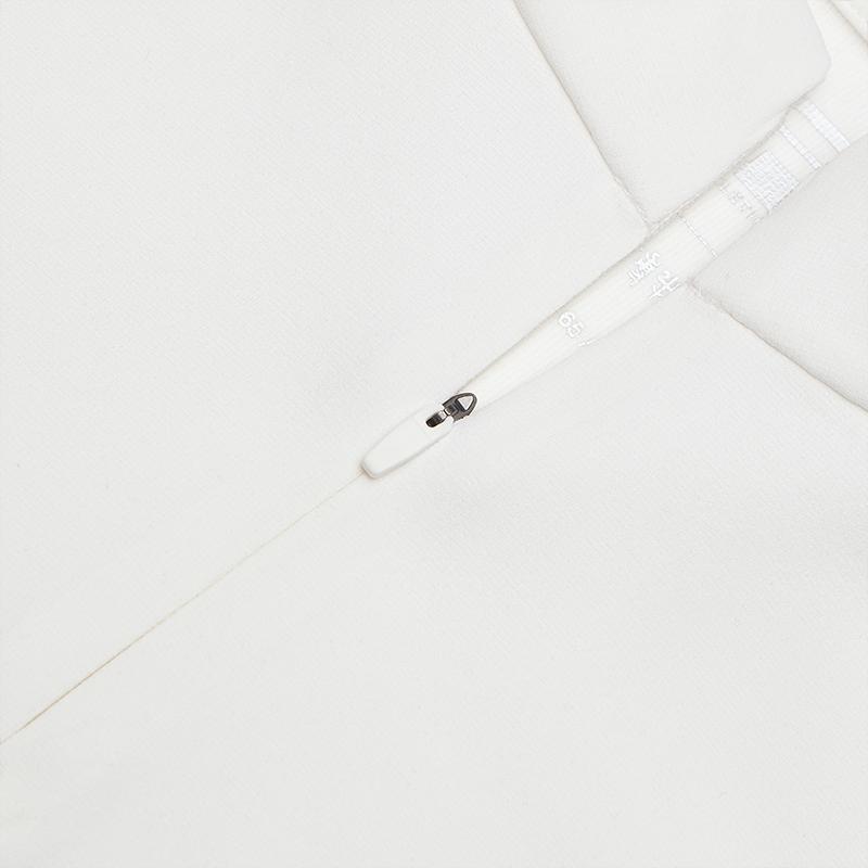 Fila Casual Stand Collar Half Zip Long Sleeve T-Shirt Women Tops Snow-White A11W517202FWT