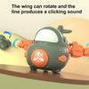 Inertia Airplane Toy For Children Cute Friction Powered Airplane Model 360 Rotating Wing Dream Aeroplane For Kids Birthday Gifts