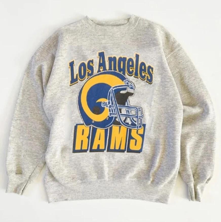 LA Ram Ash Logo Crewneck Sweatshirt Gift For Fans S-5XL Unisex T-Shirt