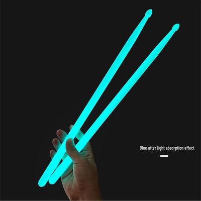 Luminous 5A Nylon Drumsticks – Glow-in-the-Dark for Jazz & Stage Performance